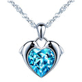 Sterling Silver 925 Personalized Necklace Women Elegant Heart Necklace 925 Silver Pendants for Necklace