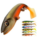 Spinpoler 14cm/18cm Bionic Shad Pike Lure Swimbait Square Tail for Pike Perch Catfish Zander Soft Artificial Bait Big Game Pesca