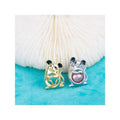 C030081 Sterling Silver Skull Shape Freshwater Pearl Cage Pendant Necklace Jewelry Locket for Pearl Party