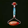 HY Ocean Agate Facial Flower Handle Massager Roller Flower Handle Anti-wrinkle Slimming Face Care Clean Tool