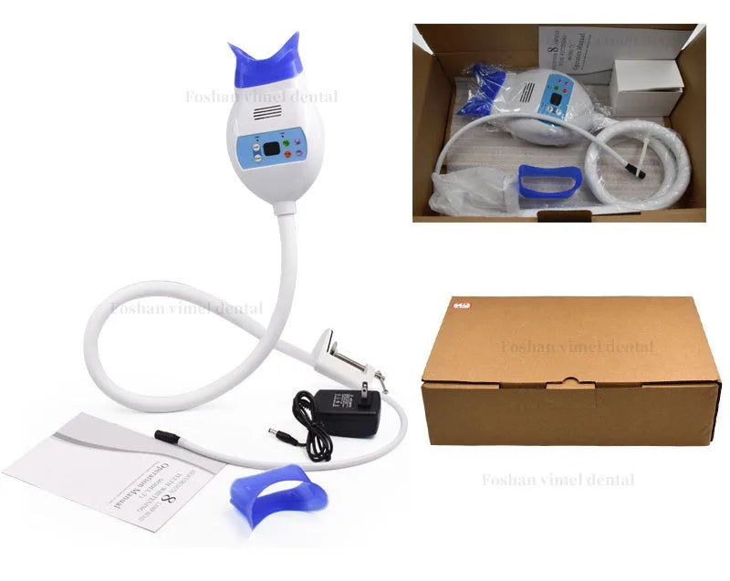 Table Desk Clamping Dental Cold Light Lamp Teeth Whitening Machine Bleaching Accelerator Device LED Light Dentistry Tool