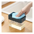 Innovative Countertop Dish Soap Pump Dispenser with Sponge Caddy Hand Soap Dispenser for Apartment Home Bathroom Use