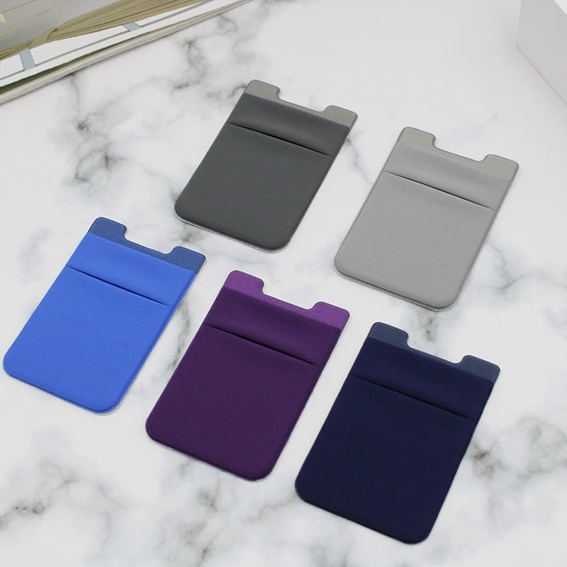 High Quality Adhesive Card Holder Lycra Phone Card Holder Sticker Phone Card Holder  for Case