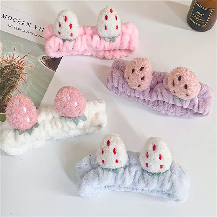 Cute Microfiber Elastic Hair Band for Makeup Yoga Spa & Sport Cosmetic Bath Hairbands Headband