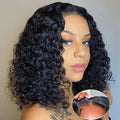 Cheap Hd Lace Frontal Wig Virgin Remy 100% Real Human Hair Wig for Black Women Kinky Curly Short Bob Wig Human Hair Lace Front
