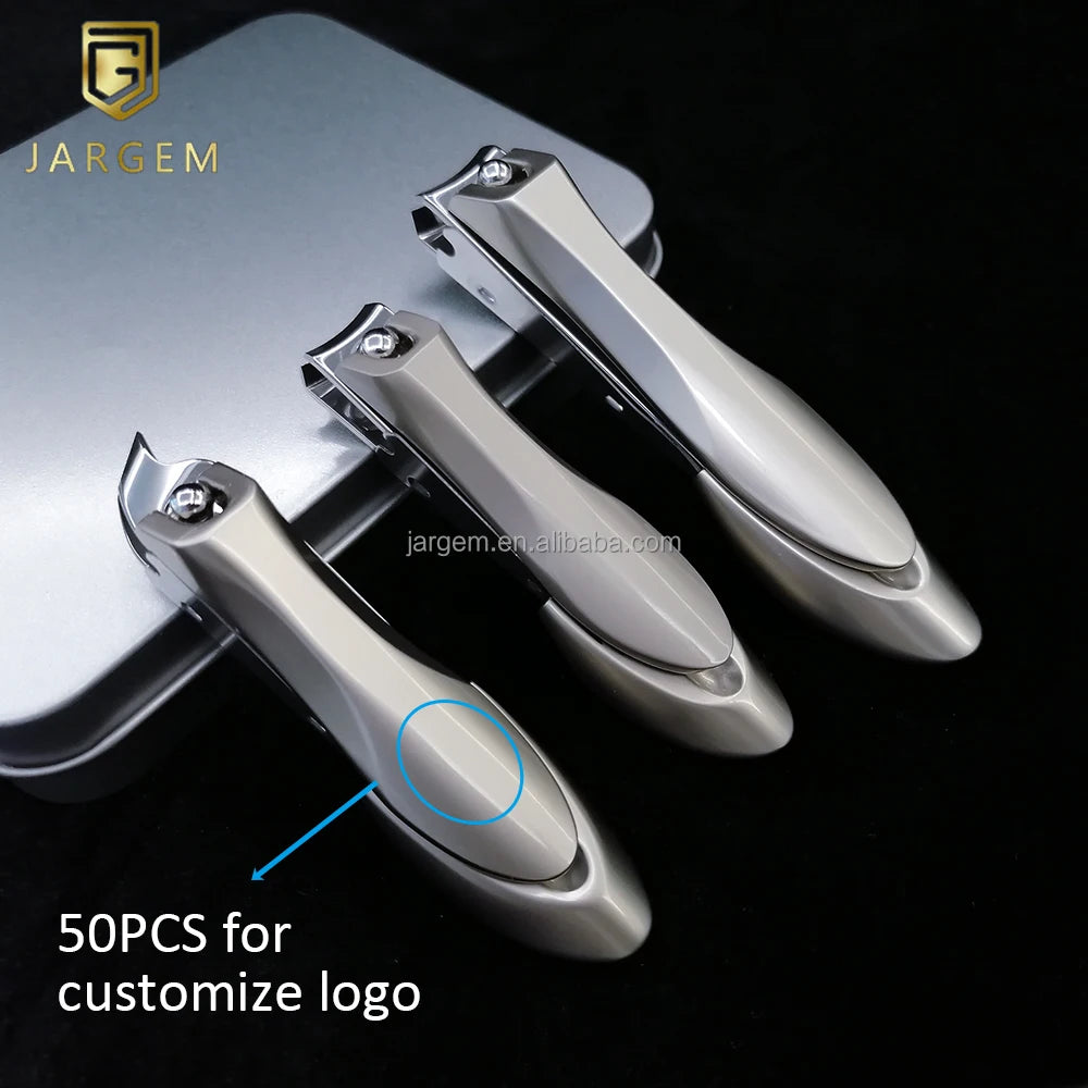 Stainless Steel Zinc Alloy Nail Clipper Set 3PCS Manicure Care Tools Nail Cutter Set Gift Kit