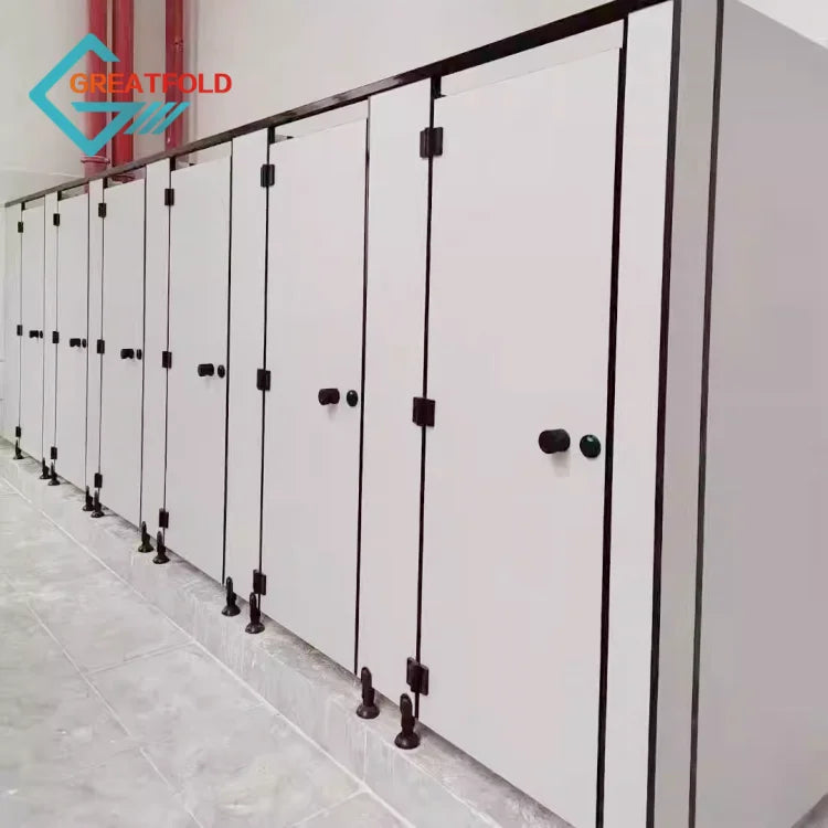 Modern Plastic Hospital Toilet Cubicles Efficient Installation Adjustment for Hotels Schools Future-Facilitating Bathroom