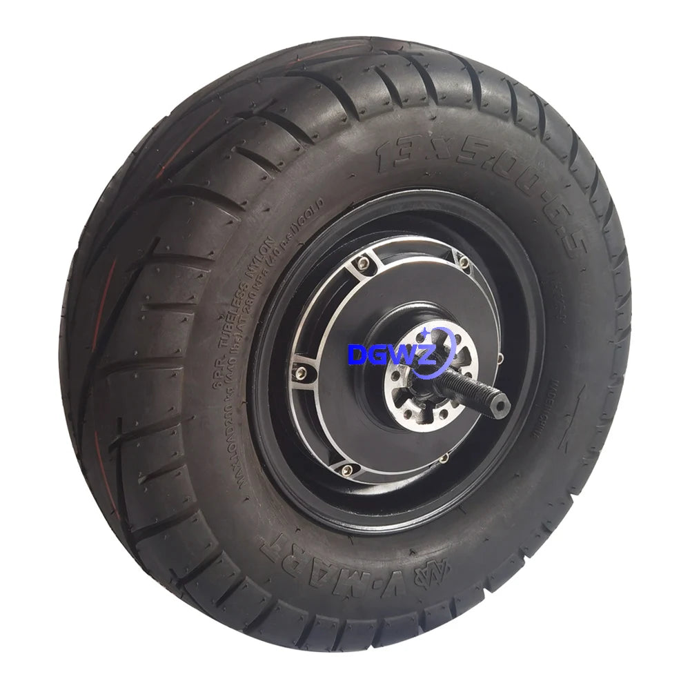 13x5.0-6.5 13 Inch Tire 60V 72V 3000W 4000W Brushless Gearless Disc Brake Scooter Electric Hub Motor MegaBDM