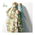 100% Cotton Poplin Fabric New Designs Flowers Printed Light Woven Customized for Women's Dresses and Shirts
