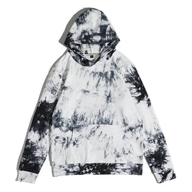 High Quality Blank Tie-dye Hoodie Custom Logo Cotton Tie Dye Hoodie Set Men Tie Dye Hoodie