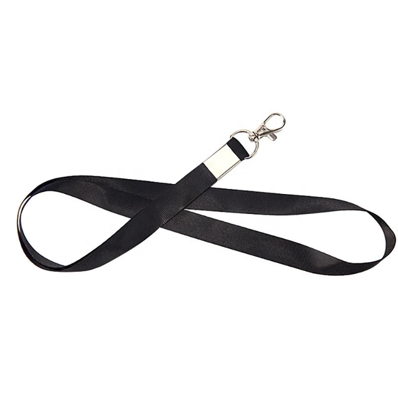 Custom Printed Nylon Neck Lanyard Sublimation Blank Polyester Keychain and ID Card Holder