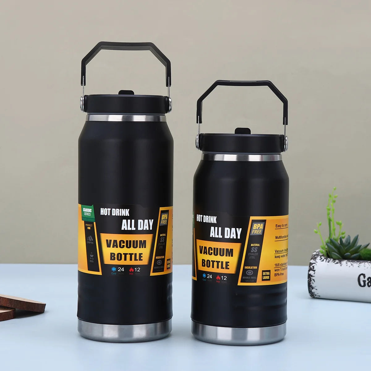 Wholesale 40/54oz Stainless Steel Tumbler Insulated Water Bottle Vacuum Lid for Outdoor Sports Fitness for Outdoor Activities