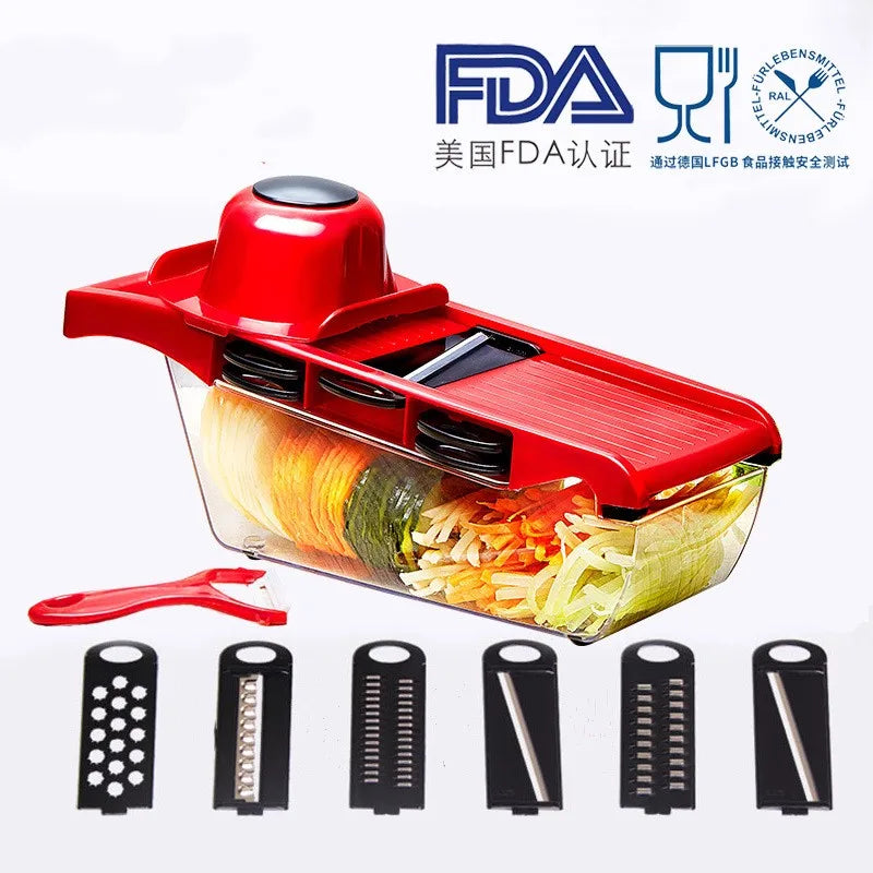 Kitchen Accessories Mandoline Vegetable Cutter With Stainless Steel Blade Vegetable Slicer Blade Vegetable Slicer