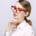 Logo Custom Fashion Cat Eye Eyeglasses Frame Blue Rays Blocking TR90 Anti Blue Light Women Glasses Frames