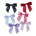 Free Sample Factory Direct Pre-made Twist Tie Small Satin Ribbon Bow