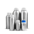 Wholesale 500ml Silver Black Color Essential Oil Aluminum Bottle with Tamper-proof Screw Cap