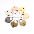 Metal Love Lock Vintage Heart Shape Padlock for Decoration