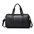 Designer Women's Gym Duffle Bag Cute Black Sports Travel Overnight Bag Small Best Fashion PU Material Zipper Closure Reusable