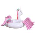 B01 R Unicorn Swim Ring with Baby Seat Hot Selling PVC Inflatable Unicorns for Summer Kids Pool Play Wholesale