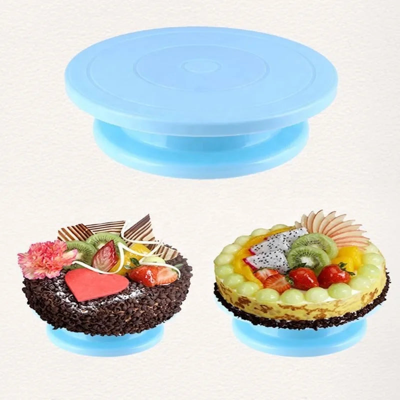 BPA Free Hot Selling Anti-Slip Rotating Cake Turning Table for Cake Decorating