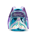 FSY Custom Logo 3D Beautiful MermaiD School Backpack Bag Girl School Bags Small Children Student Backpack for Kids