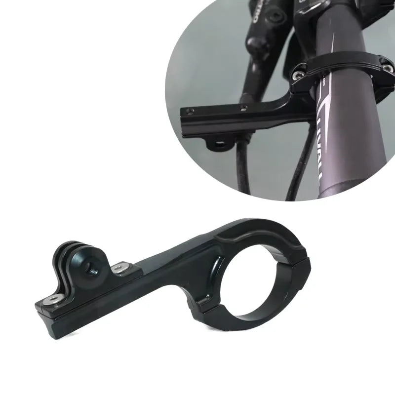 RIDERACE Light Camera Bracket 360 Degree Rotation Adjustable Bike Lamp Holder Durable Quick Release Mount Torch Headlight Stand