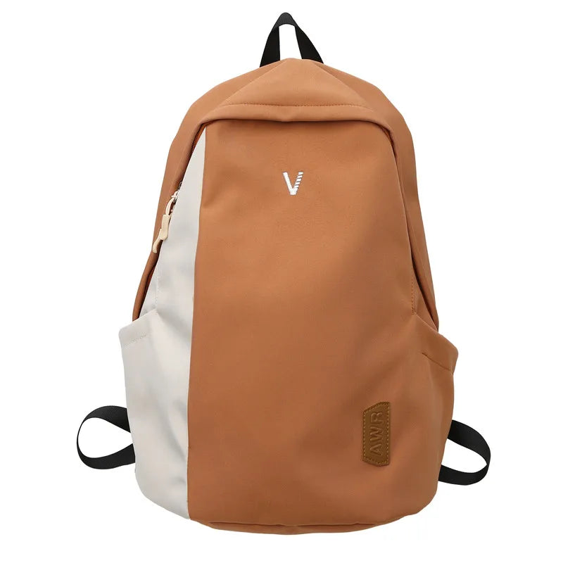 Wholesale Polyester School Backpack in Contrasting Colors Fashionable College Student Design for Girls 'Back to School'