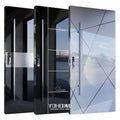 European Luxury House Front Modern Pivot Door Aluminium Front Door Modern Pivot Doors