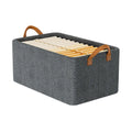 Household Storage Bins Fabric Foldable Clothes Organizer Wardrobe Drawer Organizer for Shirts Pants Jeans