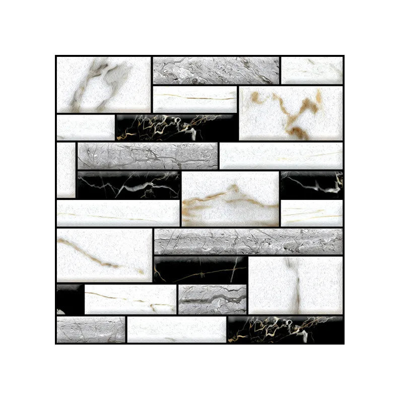Waterproof Self-Adhesive Wood Grain Wall Panels Brick Pattern Peel Stick Wall Stickers for Living Room Bedroom Home Decor