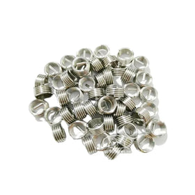 M3 UNF Threaded Insert Steel Screw 304 Stainless M3*0.5*1D Size Natural Color for Industrial Equipment Particle-Free