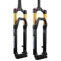 Travel 120mm Straight/Cone Steerer 27.5er/29er Mountain Bike Fork Suspension Air MTB Magnesium Alloy 32mm Stanchion for Bicycles