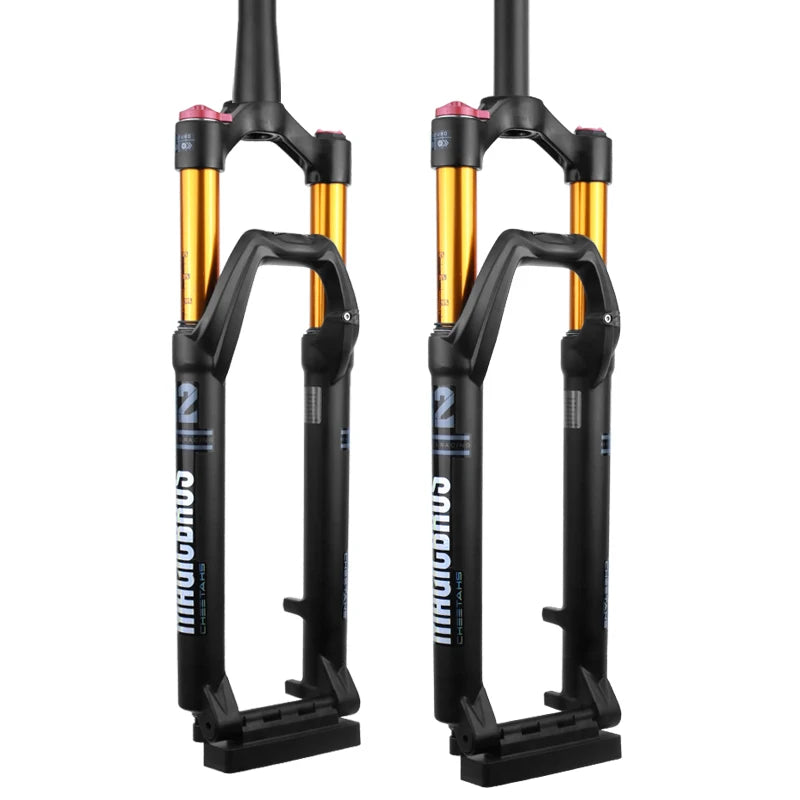 Travel 120mm Straight/Cone Steerer 27.5er/29er Mountain Bike Fork Suspension Air MTB Magnesium Alloy 32mm Stanchion for Bicycles