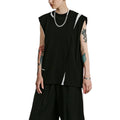 Custom  Good Quality Shirt  Fashion Sleeveless Crew Neck Graphic Men T Shirts Casual Wear