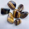 Huiying New Wholesale Natural yellow tiger eye Rough Stone Crystal Tumbled Stone For Decorate Crafts
