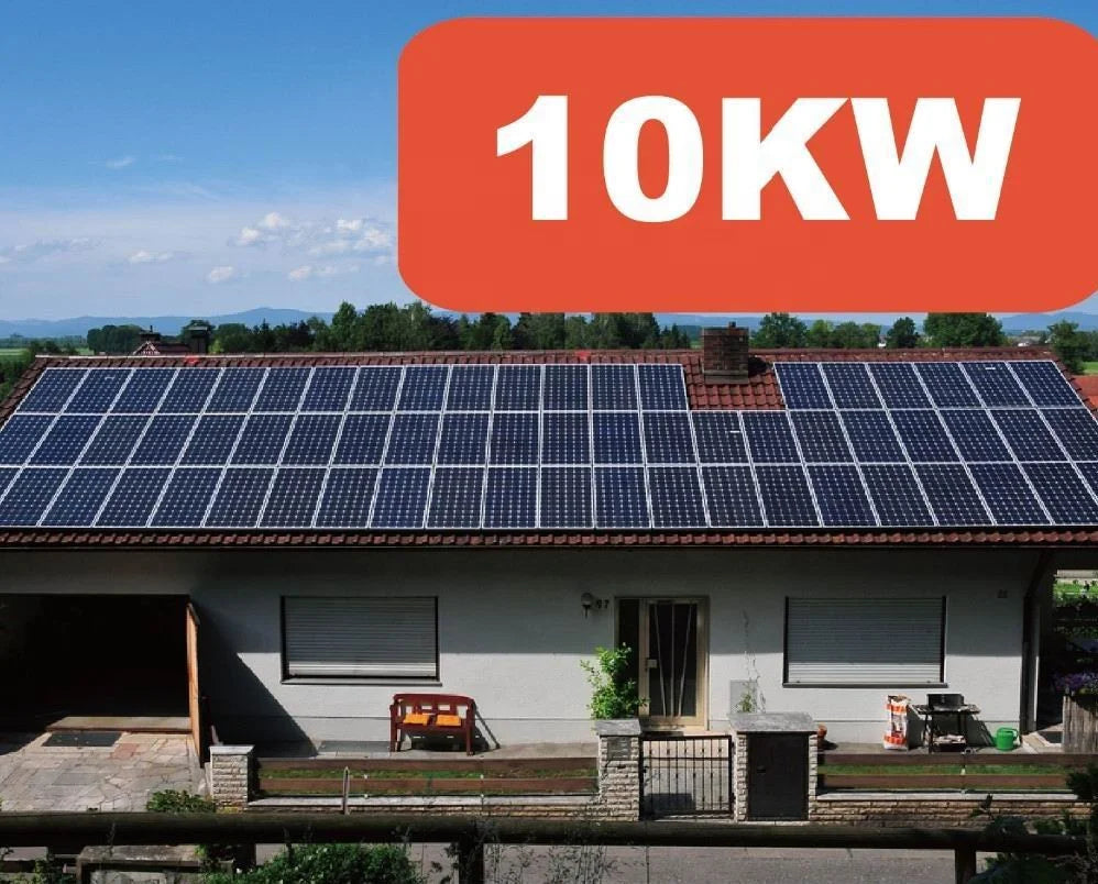 Whole Unit Singe Phase Three Phase 48v 110v 220v 380v Roof Ground Mounting Competitive Price Home Solar 10kw Solar System Kit