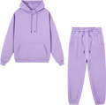Custom Logo Men's and Women's Large Jogging Pants Set Unisex Sportswear Sweatwear Fleece Hoodie and Pants Set