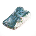 DIY 100% Natural Jade Guasha Private Label Scraping Moss Agate Amethyst Green Jade Gua Sha Tools for Face Body Skincare