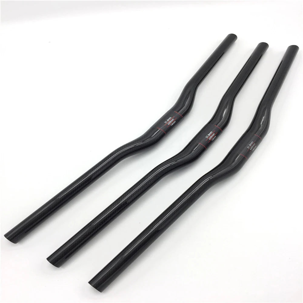 FMFXTR Carbon Fiber Handlebar Mountain Bike Handlebar MTB Crossbar Bicycle Handle Bicycle Faucet Riding Parts Accessories