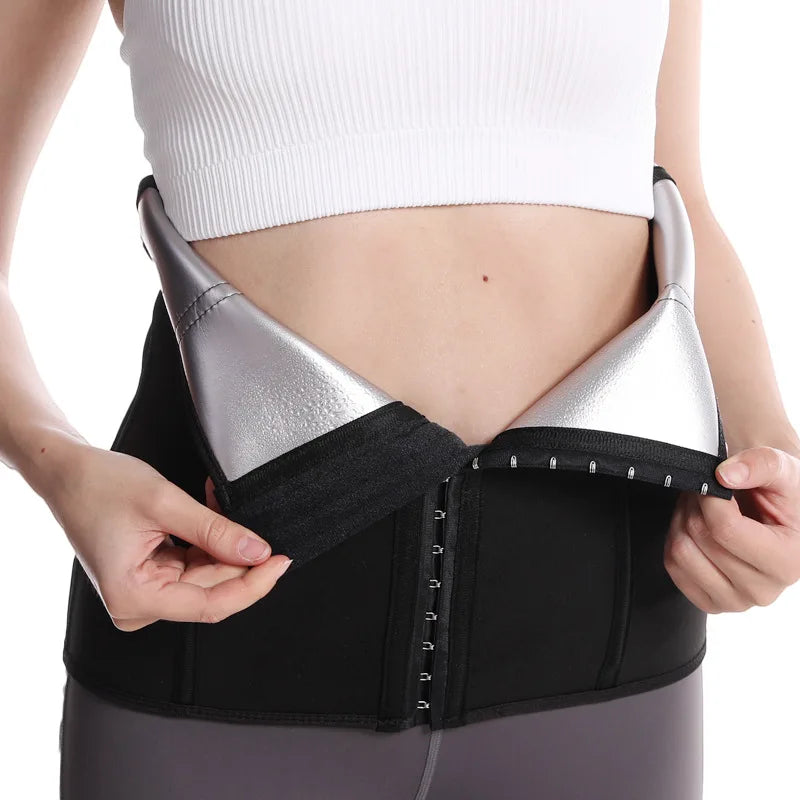 Hot Sweat Sauna Body Shaper Corset Waist Trainer Belt Women Slimming Fitness Belly Wrap Strap Girdle Shapers Fat Burner