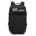 45L Black High Quality Rucksack Tactical Backpack Waterproof Gym Multi-functional Sports Travel Large Capacity Backpack