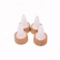 New Design Biodegradable Bamboo Screw Cap 20/410 Nature Bamboo Tip Cap for Plastic Oil Bottle