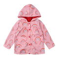 Low Moq Retail Wholesale Custom Design Waterproof Children Rainbow Kids Rain Jacket Raincoats