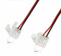 2Pin LED Strip Connector Cable 8mm 10mm Width PCB Single Color Wire Connectors for 3528 2835 5050 LED Strip