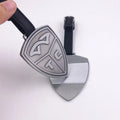 Luxury Custom Embossed Logo Letter Pattern Golf Metal Bag Tag Luggage Tag with Name Card