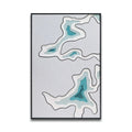 Bulk Aeroview Lake Abstract Landscape Wood 3D Carving Wall Decor for Hotel Room
