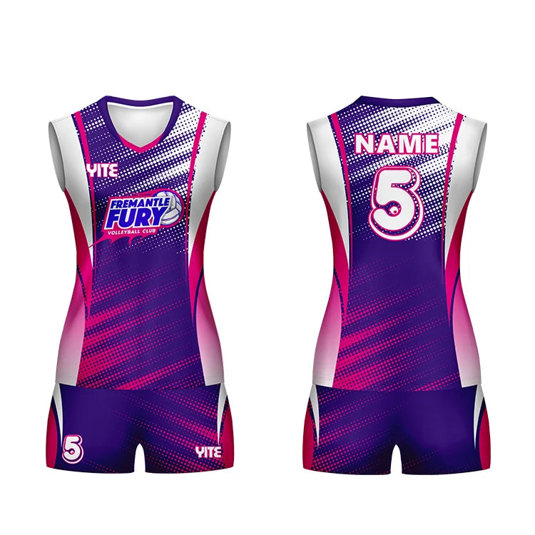 Wholesale 2024 New Style Custom Volleyball Team Jerseys Sleeveless Youth Adults Sublimated Volleyball Uniform