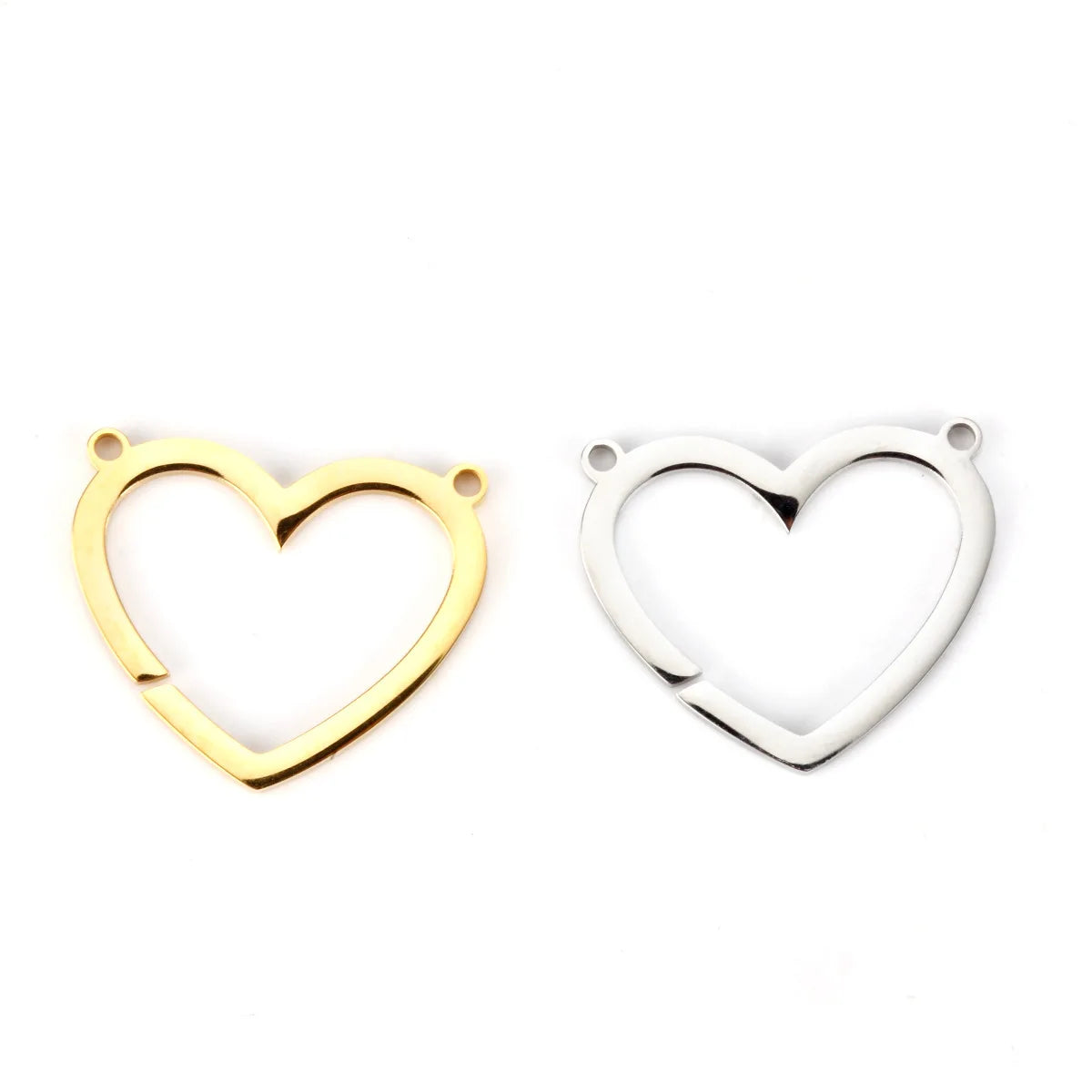 Stainless Steel Infinity Heart Charms DIY Jewelry Pendant for Children for Necklace or Bangle Making
