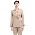 2025 New Arrival Casual Female Office Uniform Easy-to-Match Wister Top Single Breasted Button Decoration Perfect Work Outfit