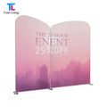 Tian Lang Custom Fabric Tube Pop-up Event Backdrop Banner Stand 10*8/8*8/20*8 Size Trade Show Display